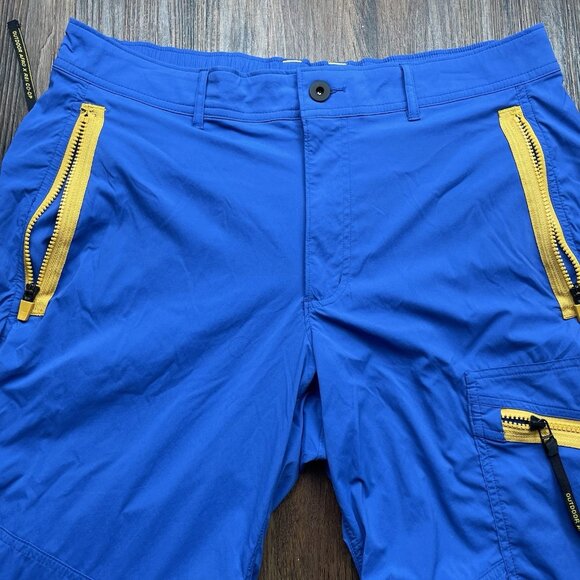REI x Outdoor Afro Trail Cargo Hiking Pants Performance Blue Size 38x30 - Picture 3 of 9